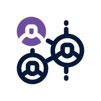 communication dual tone icon. Sleek and modern icon for websites and mobile apps. vector