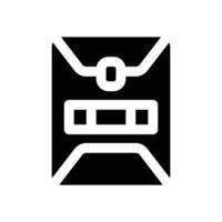 dossier glyph icon. Strong and solid icon for websites and mobile apps. vector