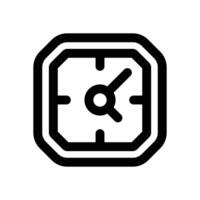 clock line icon. Clean and minimalist icon for websites and mobile apps. vector