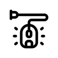 mouse line icon. Clean and minimalist icon for websites and mobile apps. vector