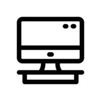 computer line icon. Clean and minimalist icon for websites and mobile apps. vector