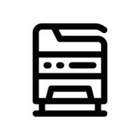 copier line icon. Clean and minimalist icon for websites and mobile apps. vector