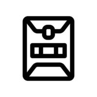 dossier line icon. Clean and minimalist icon for websites and mobile apps. vector