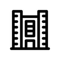 office building line icon. Clean and minimalist icon for websites and mobile apps. vector