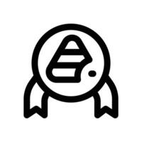 quality line icon. Clean and minimalist icon for websites and mobile apps. vector