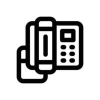 telephone line icon. Clean and minimalist icon for websites and mobile apps. vector
