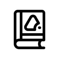 book line icon. Clean and minimalist icon for websites and mobile apps. vector