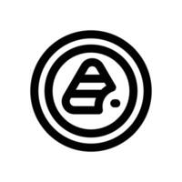 color palette line icon. Clean and minimalist icon for websites and mobile apps. vector