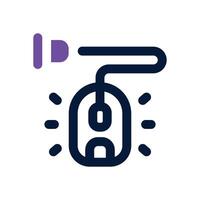 mouse dual tone icon. Sleek and modern icon for websites and mobile apps. vector