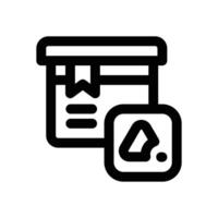product line icon. Clean and minimalist icon for websites and mobile apps. vector