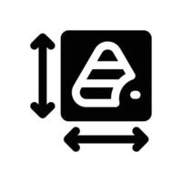 branding glyph icon. Strong and solid icon for websites and mobile apps. vector