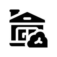 house glyph icon. Strong and solid icon for websites, mobile interfaces, presentations, and visual branding. High quality and easy to edit. vector