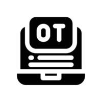overtime glyph icon. Strong and solid icon for websites, mobile interfaces, presentations, and visual branding. High quality and easy to edit. vector