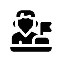 independent glyph icon. Strong and solid icon for websites, mobile interfaces, presentations, and visual branding. High quality and easy to edit. vector