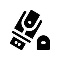 usb drive glyph icon. Strong and solid icon for websites, mobile interfaces, presentations, and visual branding. High quality and easy to edit. vector
