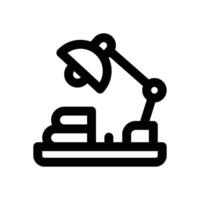 desk lamp line icon. Clean and minimalist icon for websites and mobile apps. vector