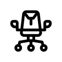 office chair line icon. Clean and minimalist icon for websites, mobile apps, presentations, and logos. Fully scalable and customizable for any project. vector