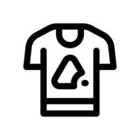 shirt line icon. Clean and minimalist icon for websites and mobile apps. vector