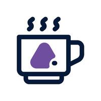 mug dual tone icon. Sleek and modern icon for websites, mobile apps, marketing materials, and corporate design. Fully scalable and ready to use. vector