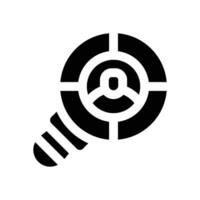 headhunting glyph icon. Strong and solid icon for websites, mobile interfaces, presentations, and visual branding. High quality and easy to edit. vector