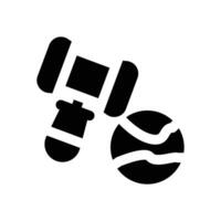 immigration law glyph icon. Strong and solid icon for websites, mobile interfaces, presentations, and visual branding. High quality and easy to edit. vector