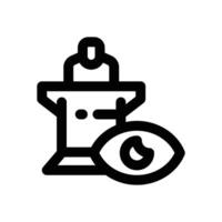 witness line icon. Clean and minimalist icon for websites, mobile apps, presentations, and logos. Fully scalable and customizable for any project. vector