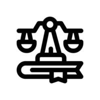 statute line icon. Clean and minimalist icon for websites, mobile apps, presentations, and logos. Fully scalable and customizable for any project. vector