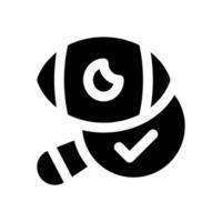 oversight glyph icon. Strong and solid icon for websites, mobile interfaces, presentations, and visual branding. High quality and easy to edit. vector