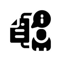 accountability glyph icon. Strong and solid icon for websites, mobile interfaces, presentations, and visual branding. High quality and easy to edit. vector