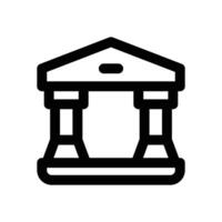court line icon. Clean and minimalist icon for websites, mobile apps, presentations, and logos. Fully scalable and customizable for any project. vector