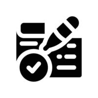 completion glyph icon. Strong and solid icon for websites, mobile interfaces, presentations, and visual branding. High quality and easy to edit. vector