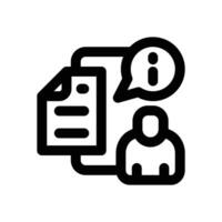 accountability line icon. Clean and minimalist icon for websites, mobile apps, presentations, and logos. Fully scalable and customizable for any project. vector