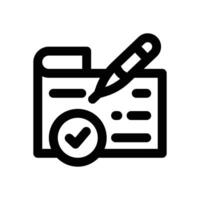 completion line icon. Clean and minimalist icon for websites, mobile apps, presentations, and logos. Fully scalable and customizable for any project. vector