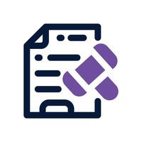 legal document dual tone icon. Sleek and modern icon for websites and mobile apps. vector