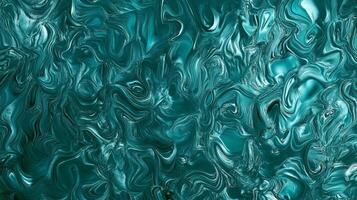 Colorful abstract pattern with swirling teal and silver shapes creating a dynamic visual experience photo