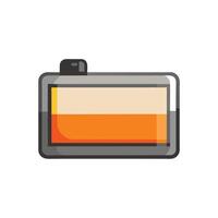 Modern Battery Icon with Unique and Creative Design vector