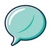 Modern Chat Bubble Icon with Unique and Creative Design vector