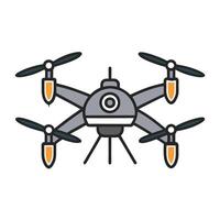 Modern Drone Icon with Unique and Creative Design vector