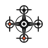 Abstract Drone Icon with Modern and Innovative Design vector