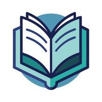 Modern E-Book Icon with Unique and Creative Design vector