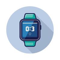 Modern Fitness Tracker Icon with Modern Design Elements vector