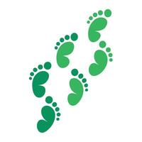 Modern Footsteps Icon with Unique and Creative Design vector