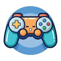 Abstract Gaming Controller Icon with Modern and Innovative Design vector