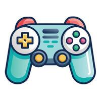 Modern Gaming Controller Icon with Modern Design Elements vector