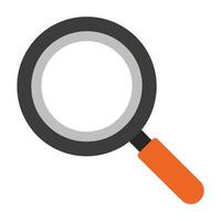 Minimalist Search Icon with Modern Design Elements vector