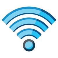 Modern Wi-Fi Signal Icon with Unique and Creative Design vector