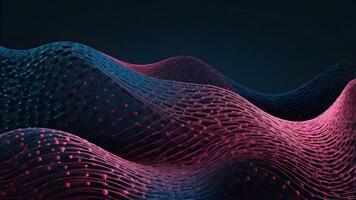 Abstract background with waves of different colors photo
