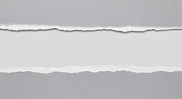 Torn Grey And White Paper Layers Creating Abstract Texture And Separation 2 photo