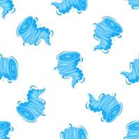 Swirling blue tornado pattern creating a dynamic and powerful weather background vector