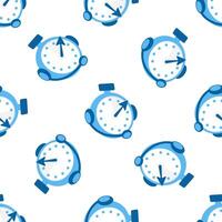Blue Stopwatch Pattern Symbolizing Time Management and Deadline vector